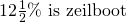 12\frac{1}{2}\5\% \text{ is zeilboot}