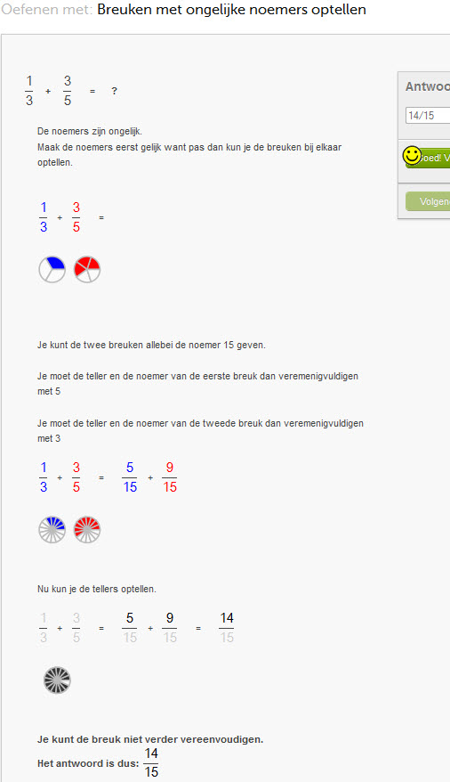 breuken optellen