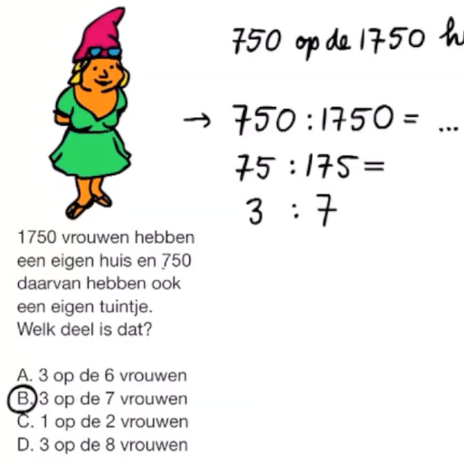 Cito-toets vragen over procenten