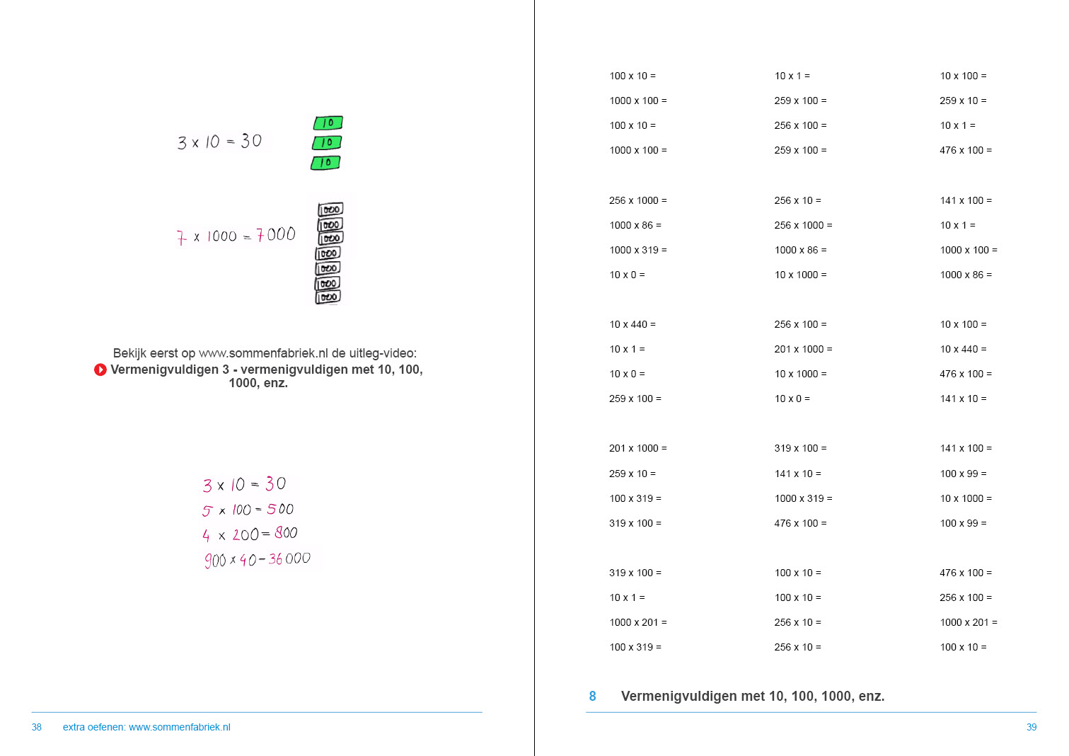 Verwonderlijk Werkboek Hele getallen groep 5, 6, 7 en 8 - De Sommenfabriek IS-99